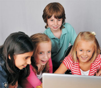 Children enjoy learning online with LCF Clubs