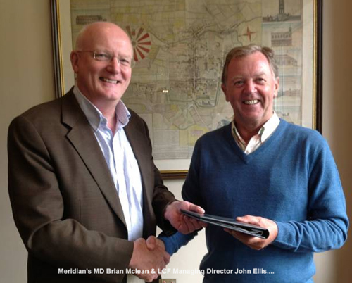 LCF Clubs MD John Ellis and Brian Mclean MD from Meridian Marketing