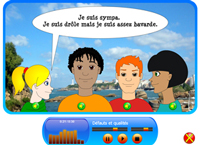 Dialogues for learning French online