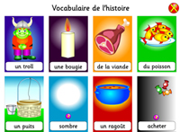 Vocabulary for learning French online