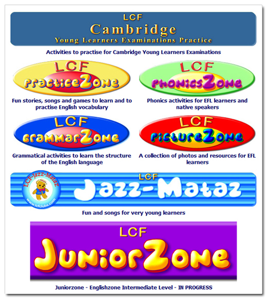 Englishzone - Practice, Phonics, Grammar, Pictures and Juniors. 