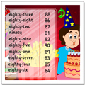 Match numbers from 80 to 90 - A1 level