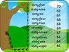 Match word and number (60 to 70) - A1 level