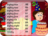 Match word and number (80 to 90) - A1 level