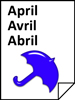 April